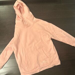 Cozy Lazy Pants baby pink hoodie